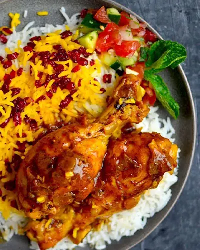 طرز تهیه زرشک پلو با مرغ مجلسی برای 10 نفر+ تمام نکات