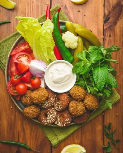 طرز تهیه فلافل خانگی خوشمزه و crispy دستور پخت فلافل اصیل و ساده1