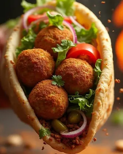 طرز تهیه فلافل خانگی خوشمزه و crispy دستور پخت فلافل اصیل و ساده