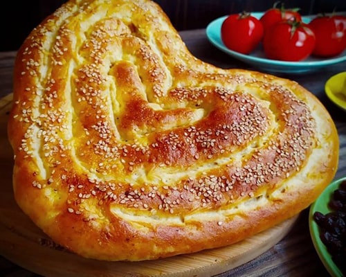 طرز تهیه نان شیرمال (2)