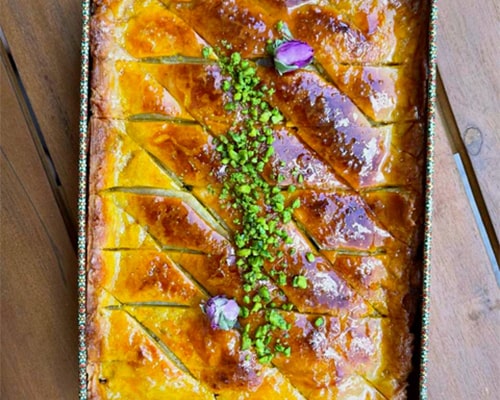 طرز تهیه باقلوا