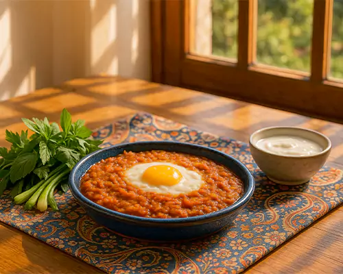 طرز تهیه میرزا قاسمی شمالی اصل با طعم دودی و تخم مرغ – ساده و خوشمزه