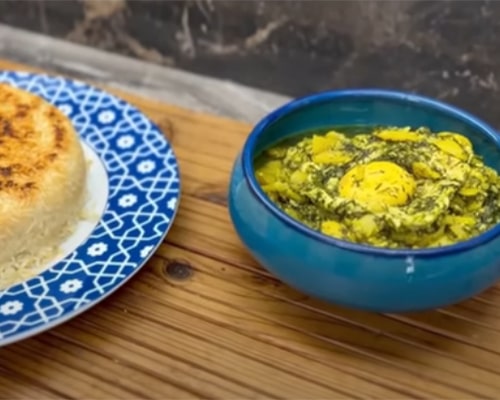 طرز تهیه باقلا قاتق برای 4 نفر