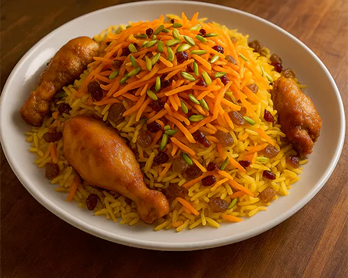 طرز تهیه شیرین پلو مجلسی و خوشمزه با مرغ | مرحله به مرحله