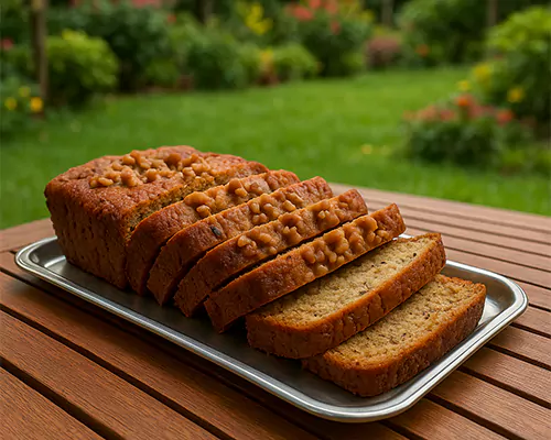 طرز تهیه کیک موز و گردو خانگی | دستور پخت ساده و خوشمزه