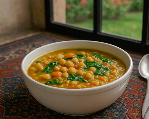 طرز تهیه یخنی نخود سنتی | دستور پخت خوشمزه و مقوی خانگی