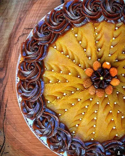 طرز تهیه حلوای شیر خوشمزه و لطیف نکات مهم و تزیین حلوای شیر