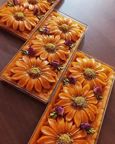 طرز تهیه حلوای شیر خوشمزه و لطیف نکات مهم و تزیین حلوای شیر