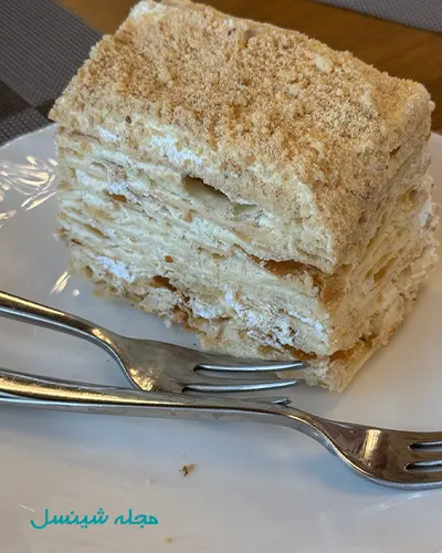 طرز تهیه شیرینی ناپلونی خانگی با خمیر هزارلا (ساده، سریع و خوشمزه)